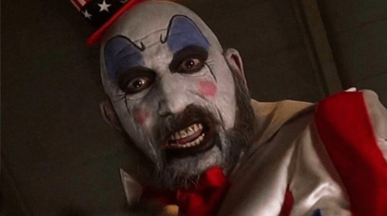 Sid Haig als Captain Spaulding in „Haus der 1000 Leichen“