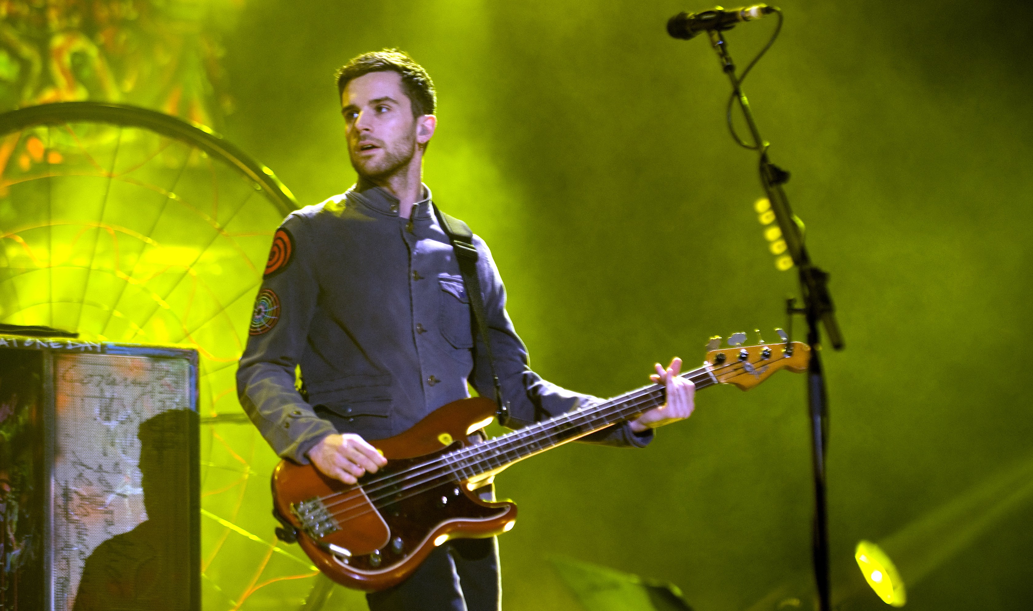 Stark am Bass: Guy Berryman von Coldplay