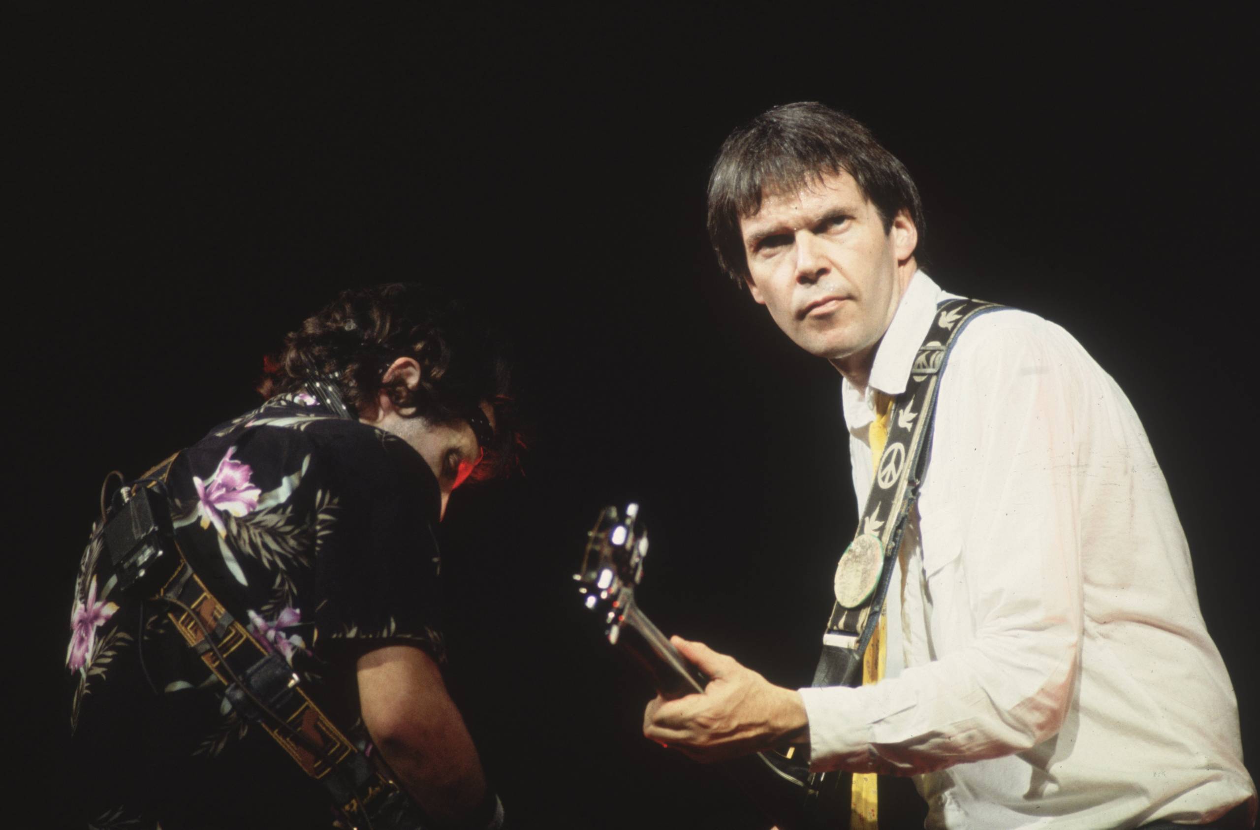 Neil Young, live bei einem Konzert 1982