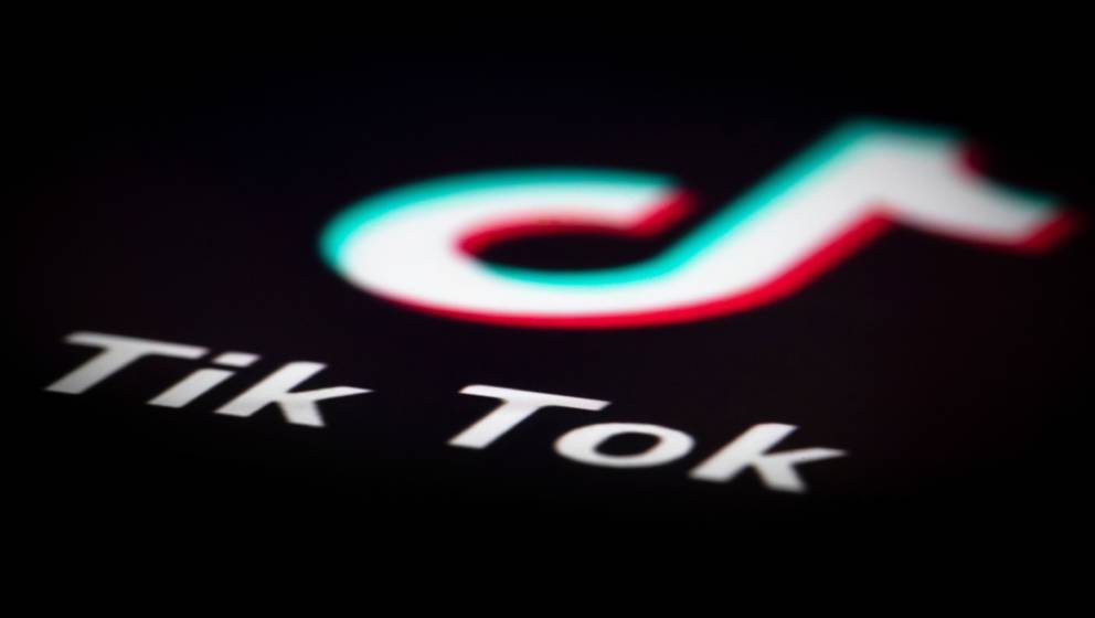 A photo taken on December 14, 2018 in Paris shows the logo of the application TikTok. - TikTok, is a Chinese short-form video