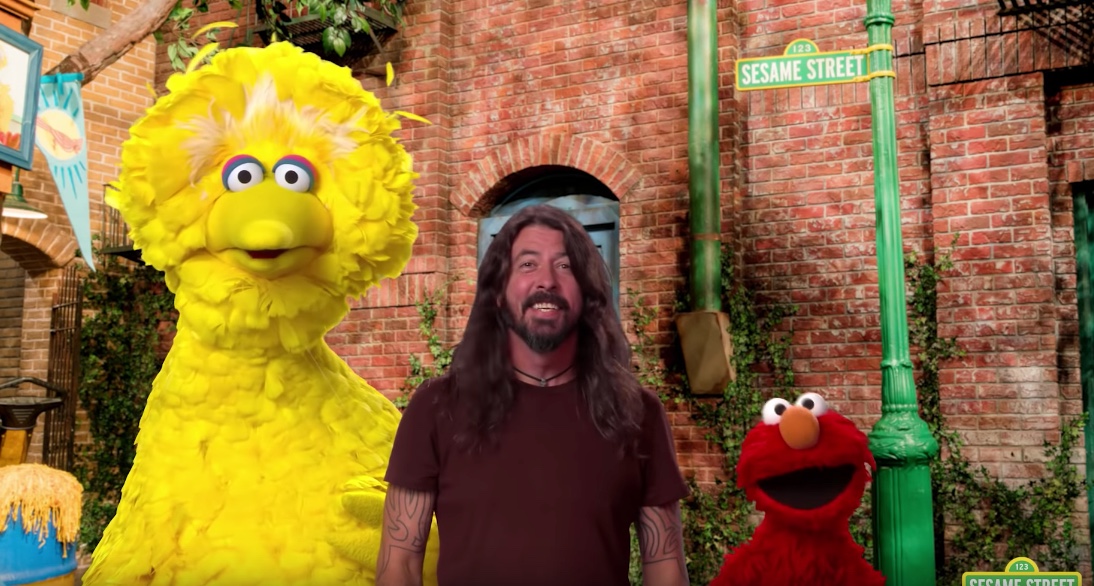 Dave Grohl in der Sesamstraße