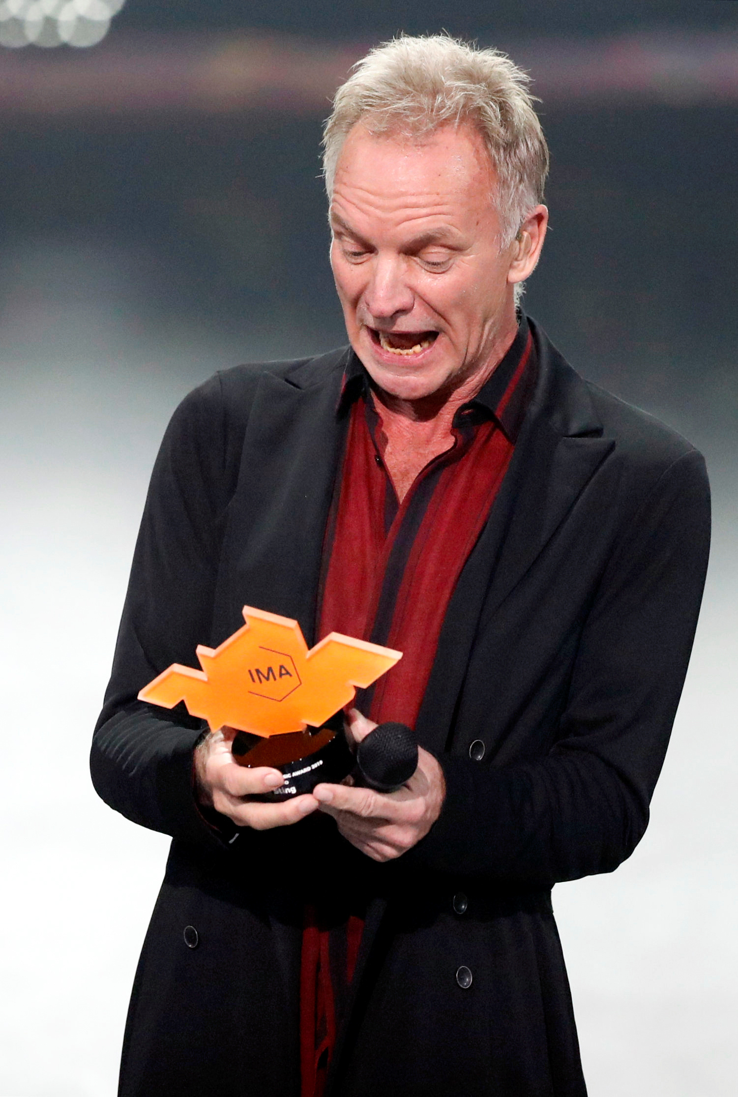 Sting erhält den Preis in der Kategorie Lebenswerk „Hero Award“