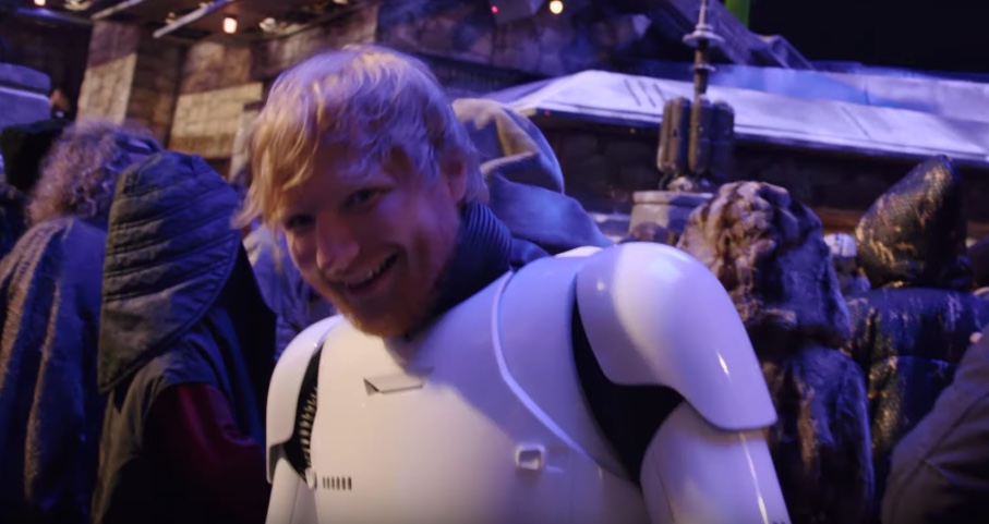 Ed Sheeran als Stormtrooper