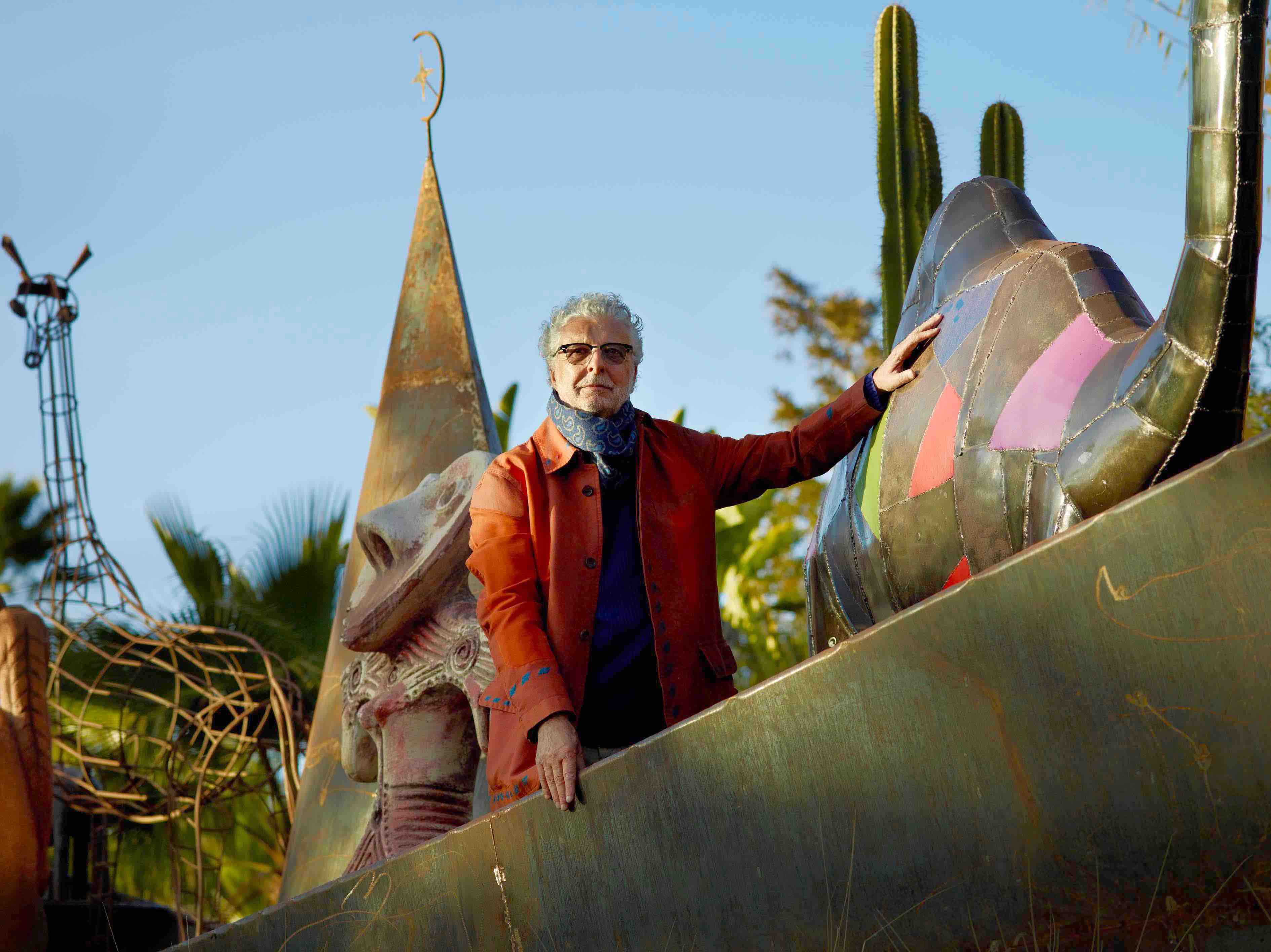 Andre Heller in Marokko, im Park «Anima»