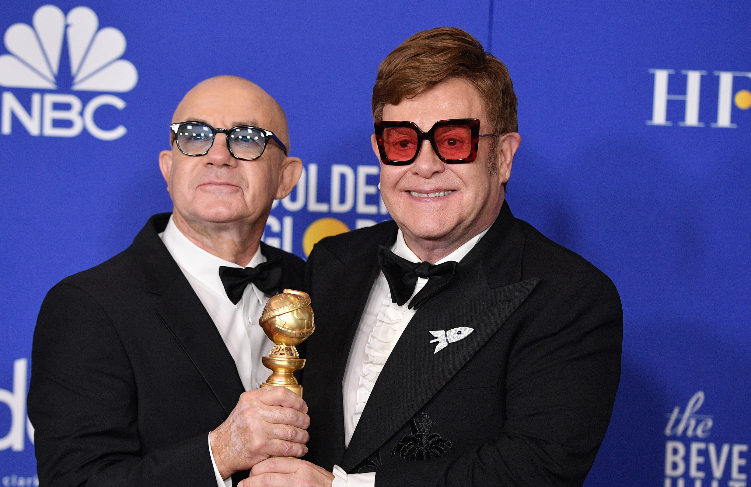 Bernie Taupin und Elton John bekamen gemeinsam den Golden Globe für den „besten Song“
