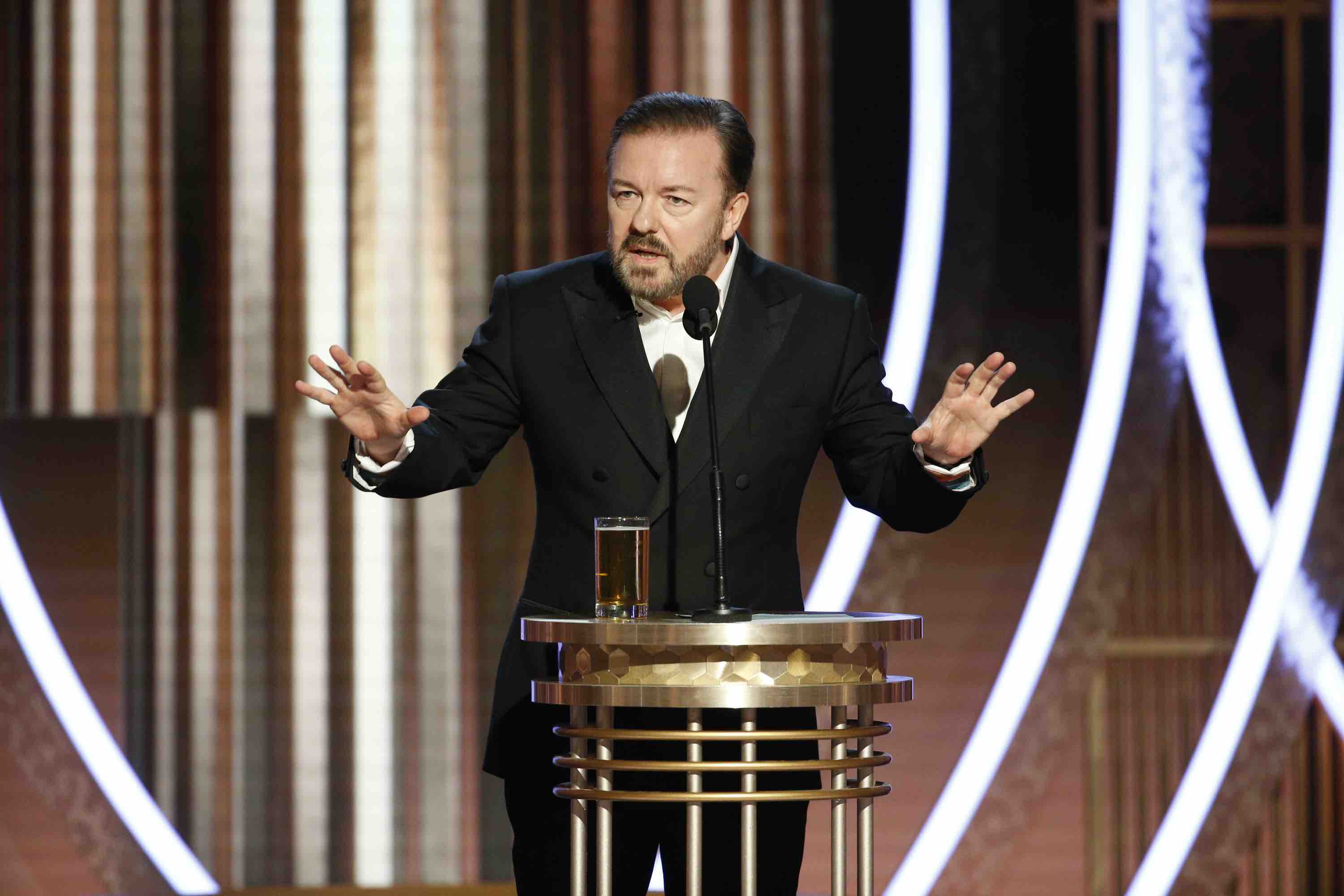 Ricky Gervais bei den Golden Globes