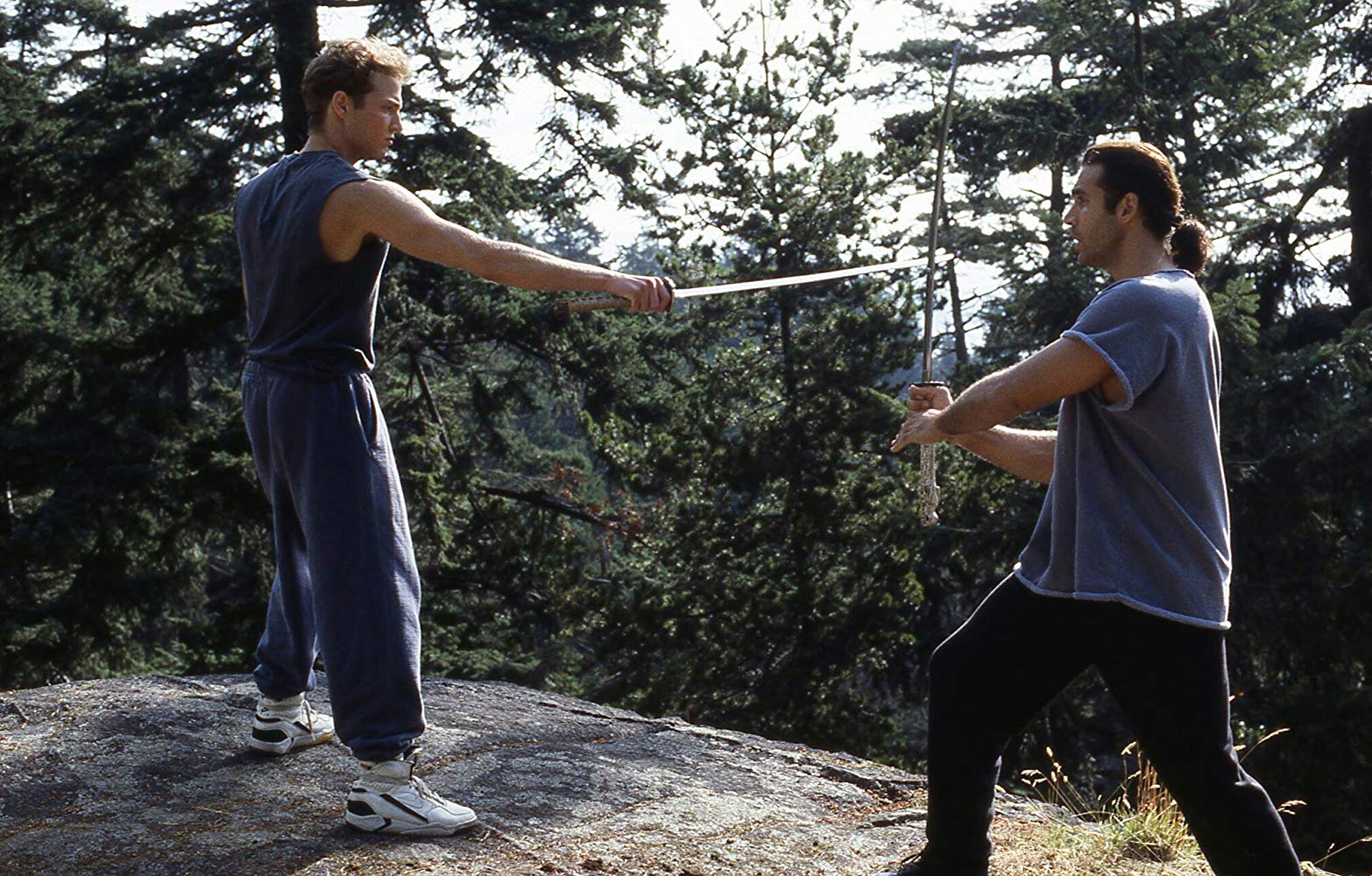 Stan Kirsch (li.) mit Adrian Paul in Highlander