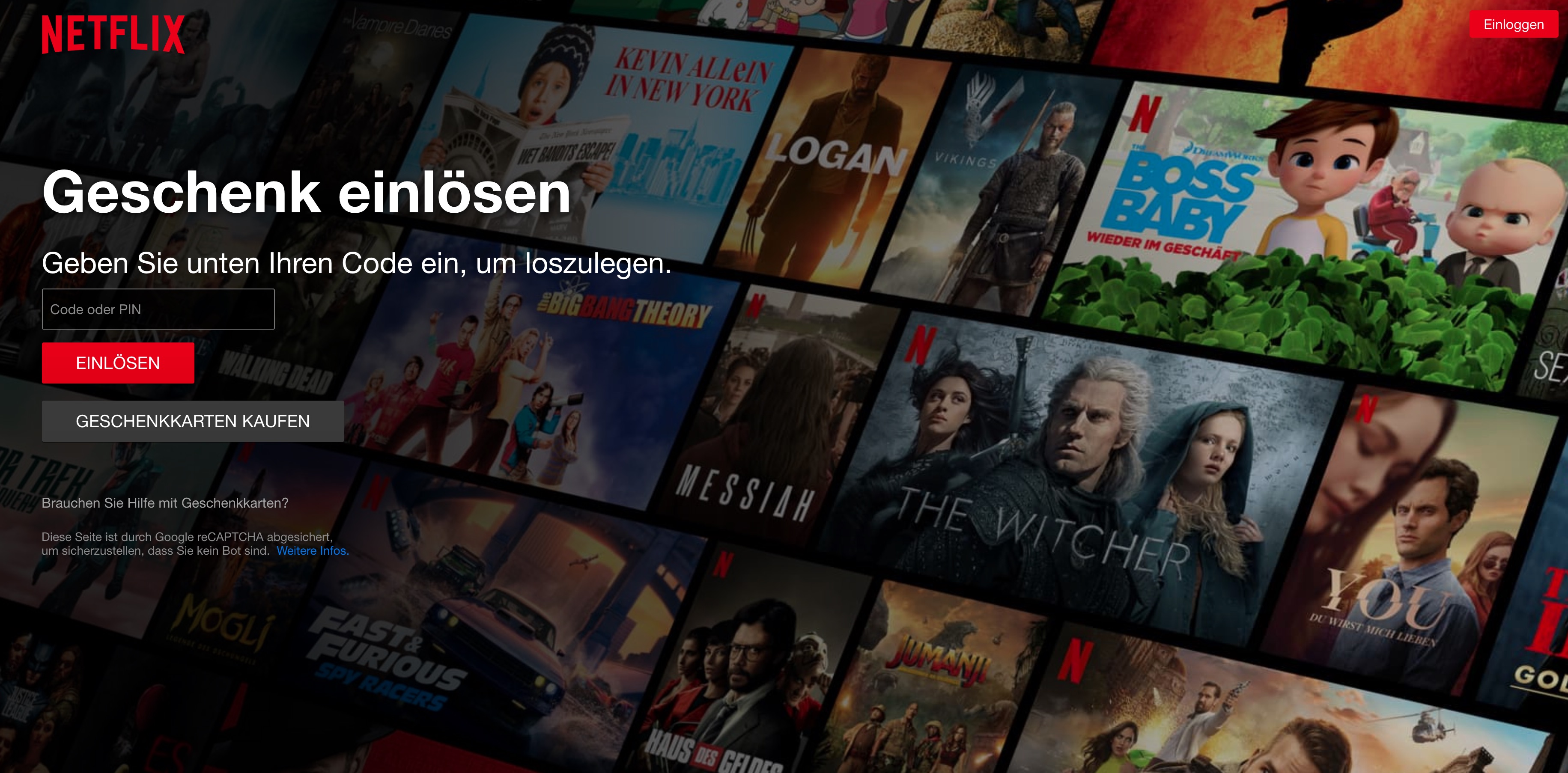 Netflix-Gutschein kaufen und einlösen: So wird es gemacht