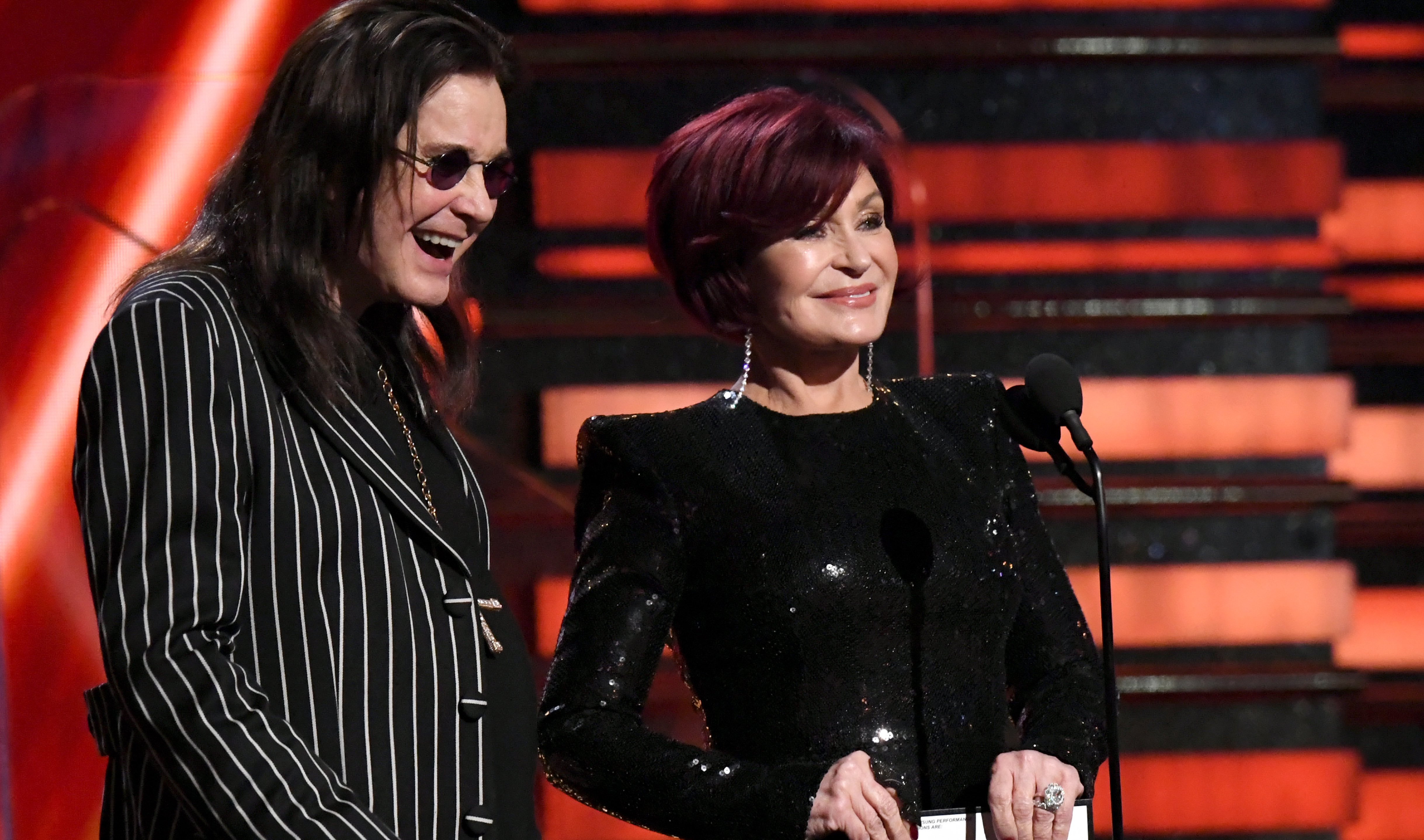 Ozzy und Sharon Osbourne bei den Grammys 2020