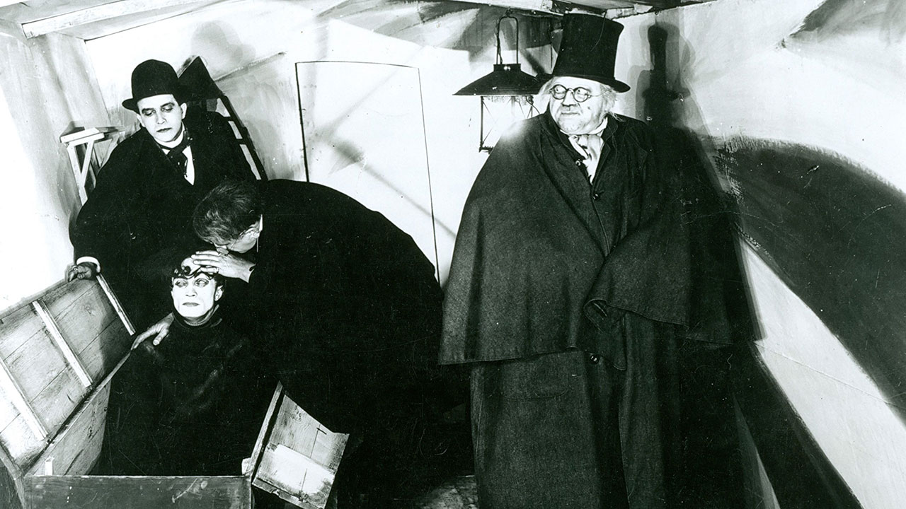 Filmszene aus „Das Cabinett des Dr. Caligari“
