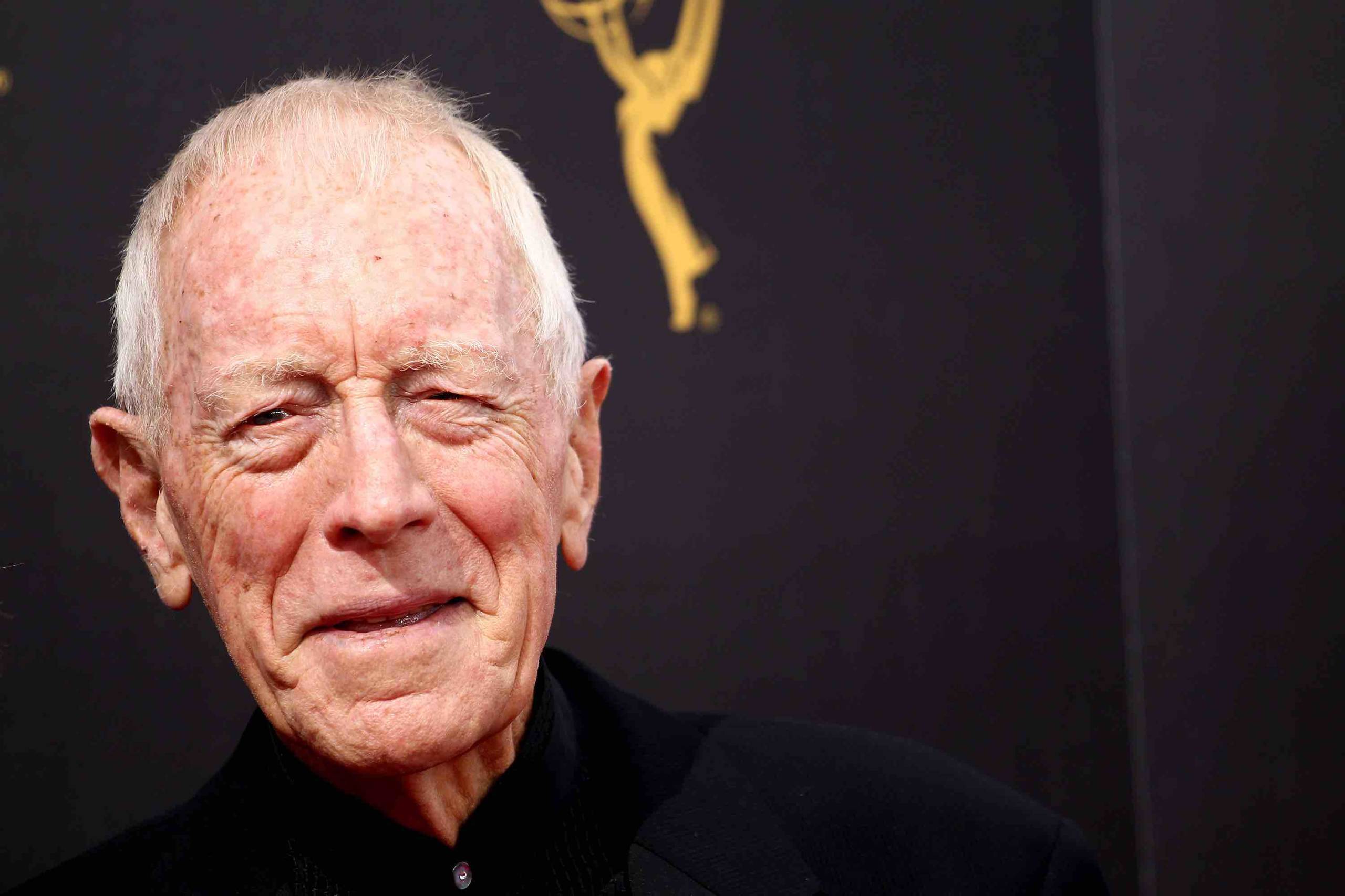 Max von Sydow, gebürtig Carl Adolf von Sydow (* 10. April 1929 in Lund; † 8. März 2020)