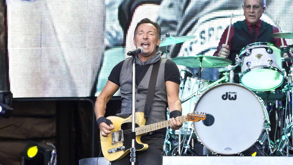 Bruce Springsteen 2016 live im Olympastadion in Berlin.