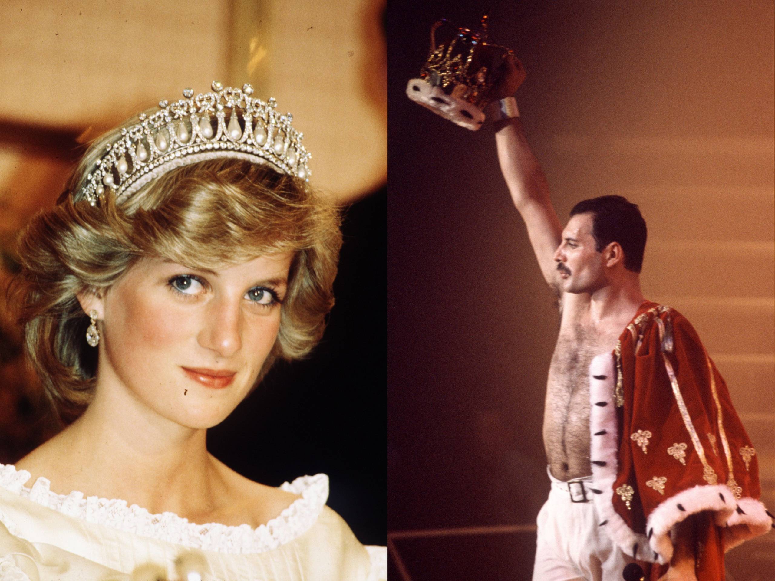 Kannten und mochten sich: Lady Diana und Freddie Mercury