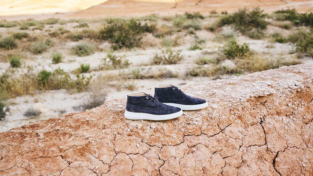 Sportliche Schnürschuhe aus Wildleder