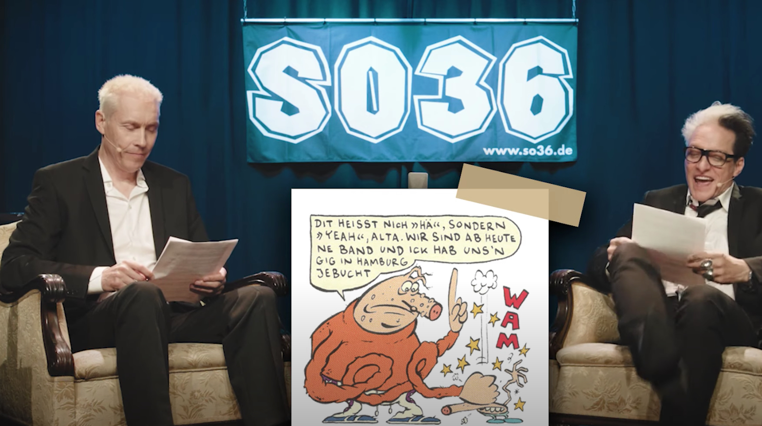 Farin und Bela lesen aus „Didi & Stulle“