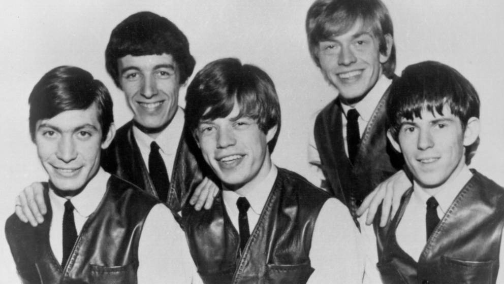 Charlie Watts, Bill Wyman, Mick Jagger, Brian Jones, Keith Richards - die Rolling Stones circa 1962