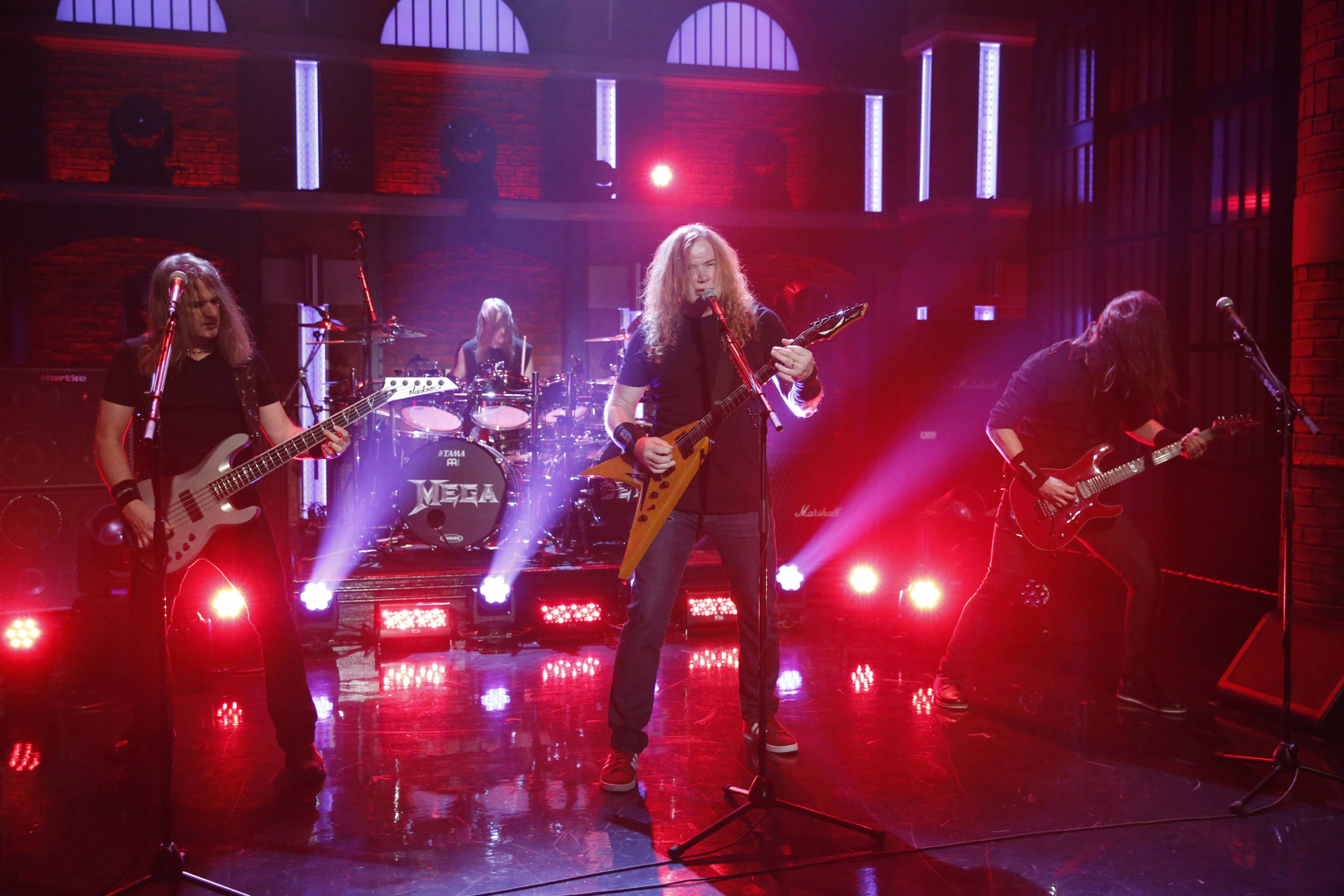 Megadeth 2016 bei der "Late Night with Seth Meyers"