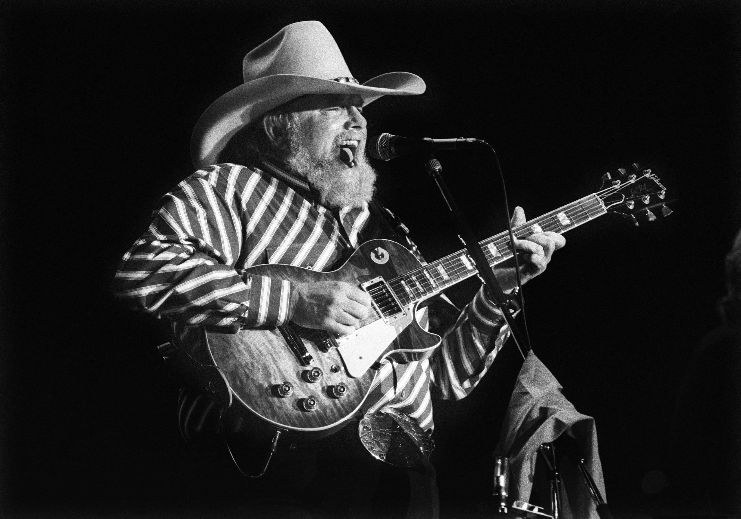Charlie Daniels 1996 bei einem Konzert in Rotterdam