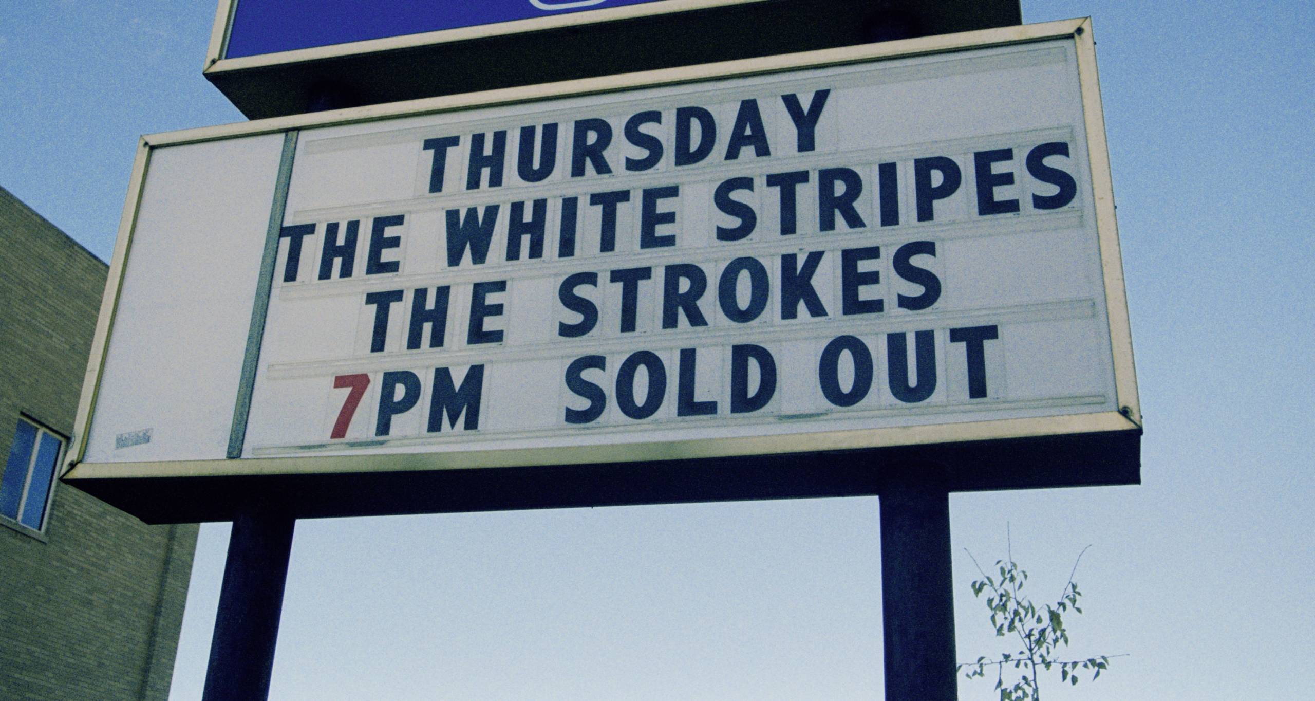 Natürlich ausverkauft: Gemeinsames Konzert von The White Stripes und The Strokes (hier vom ersten Gig in Detroit)