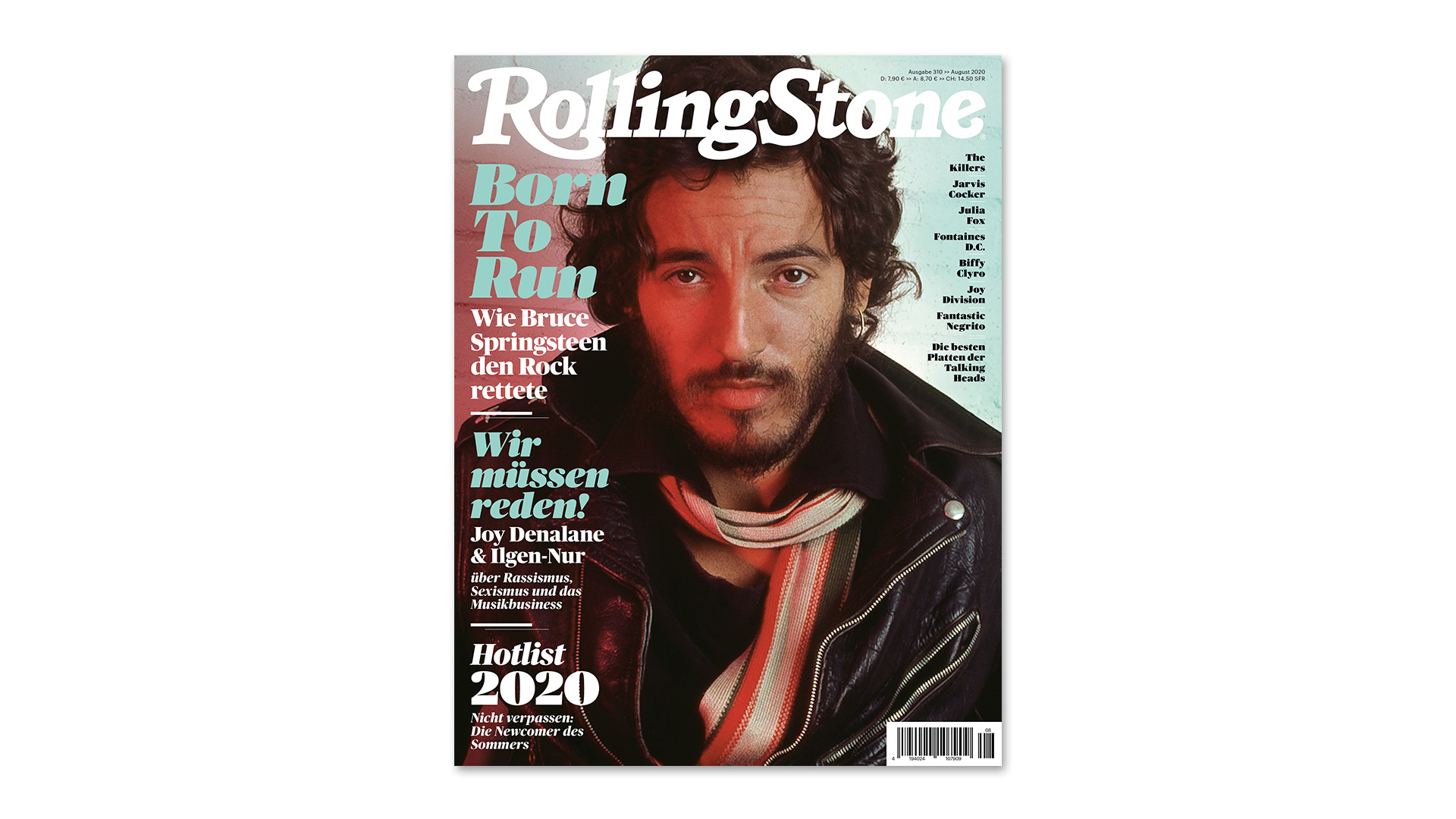 Das Cover der August-Ausgabe des ROLLING STONE: Bruce Springsteen