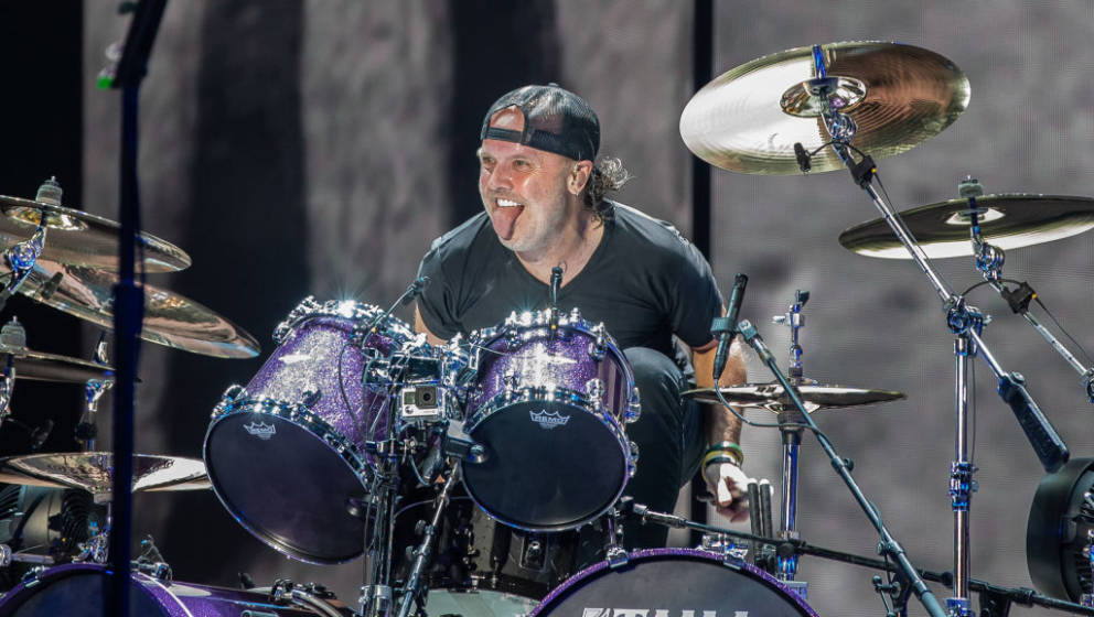 Lars Ulrich of Metallica performs during the 2018 Austin City Limits Music Festival at Zilker Park on October 13, 2018 in Aus