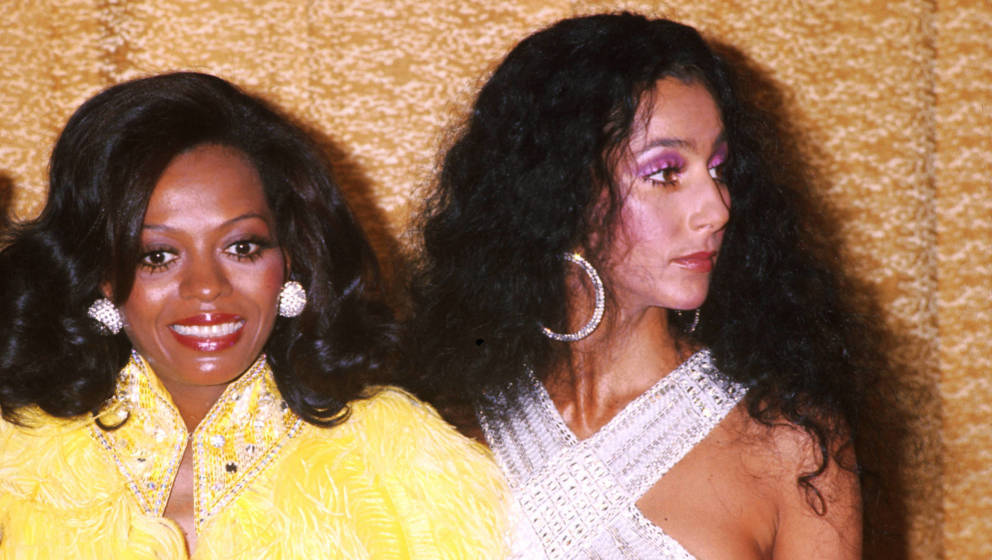 Diana Ross und Cher hier im Jahr 1975 in Los Angeles