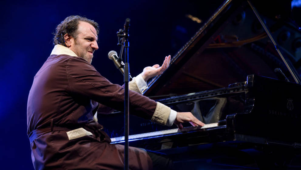 Canadian pianist and songwriter Chilly Gonzales performs during the 51st Montreux Jazz Festival on July 2, 2017 in Montreux. 