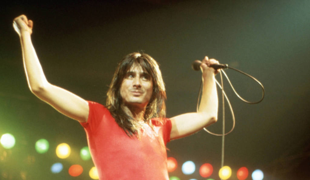 Steve Perry, hier bei einer Performance mit seiner Band Journey im Jahr 1980