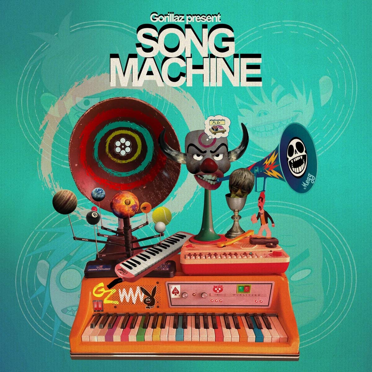 Cover-Artwork von Gorillaz' „Song Machine…“