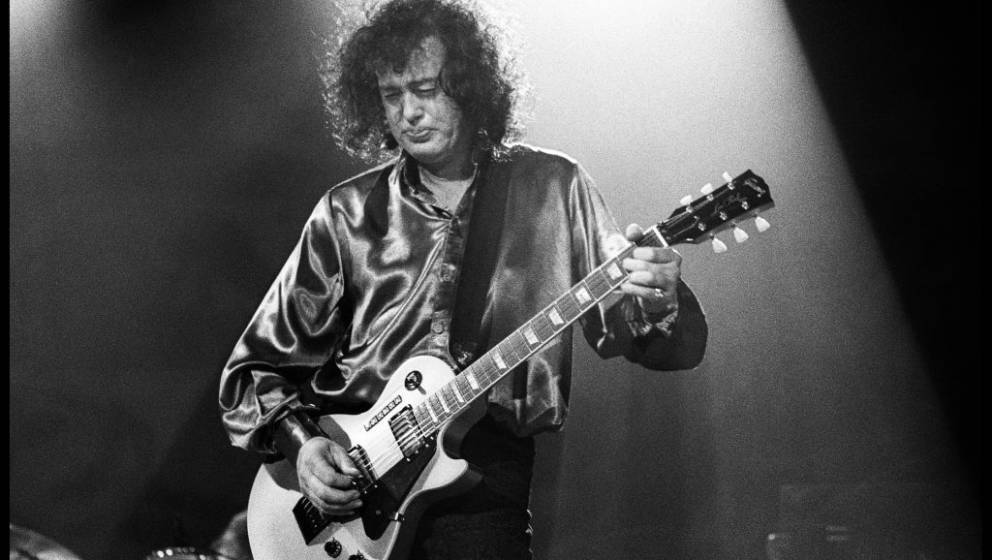 Page & Plant, Jimmy Page, Ahoy', Rotterdam, Netherlands, 15th June 1995. (Photo by Rob Verhorst/Redferns)