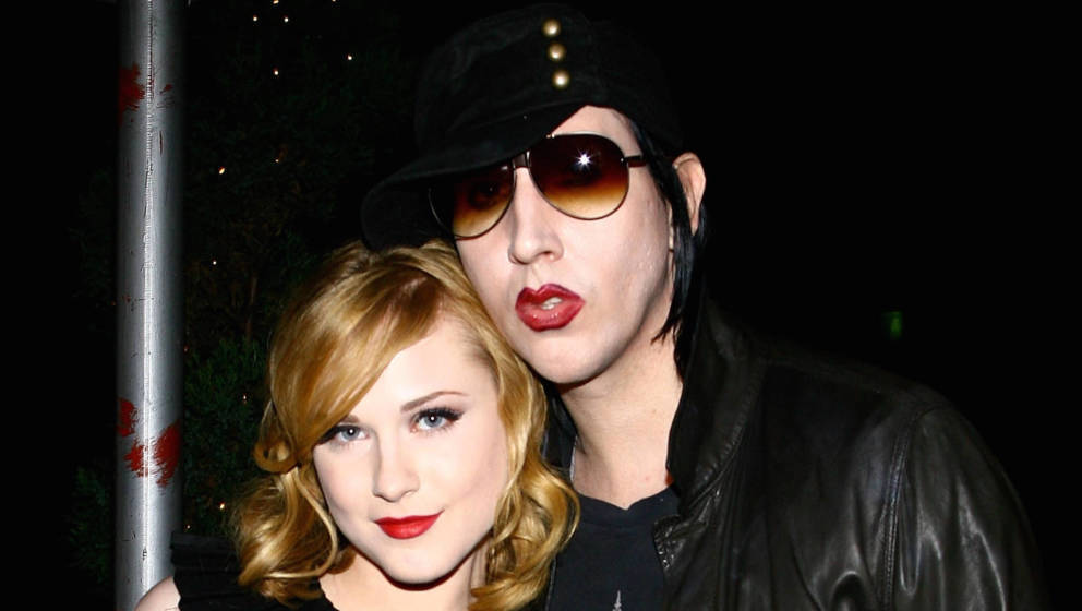 Evan Rachel Wood und Marilyn Manson im Jahr 2007