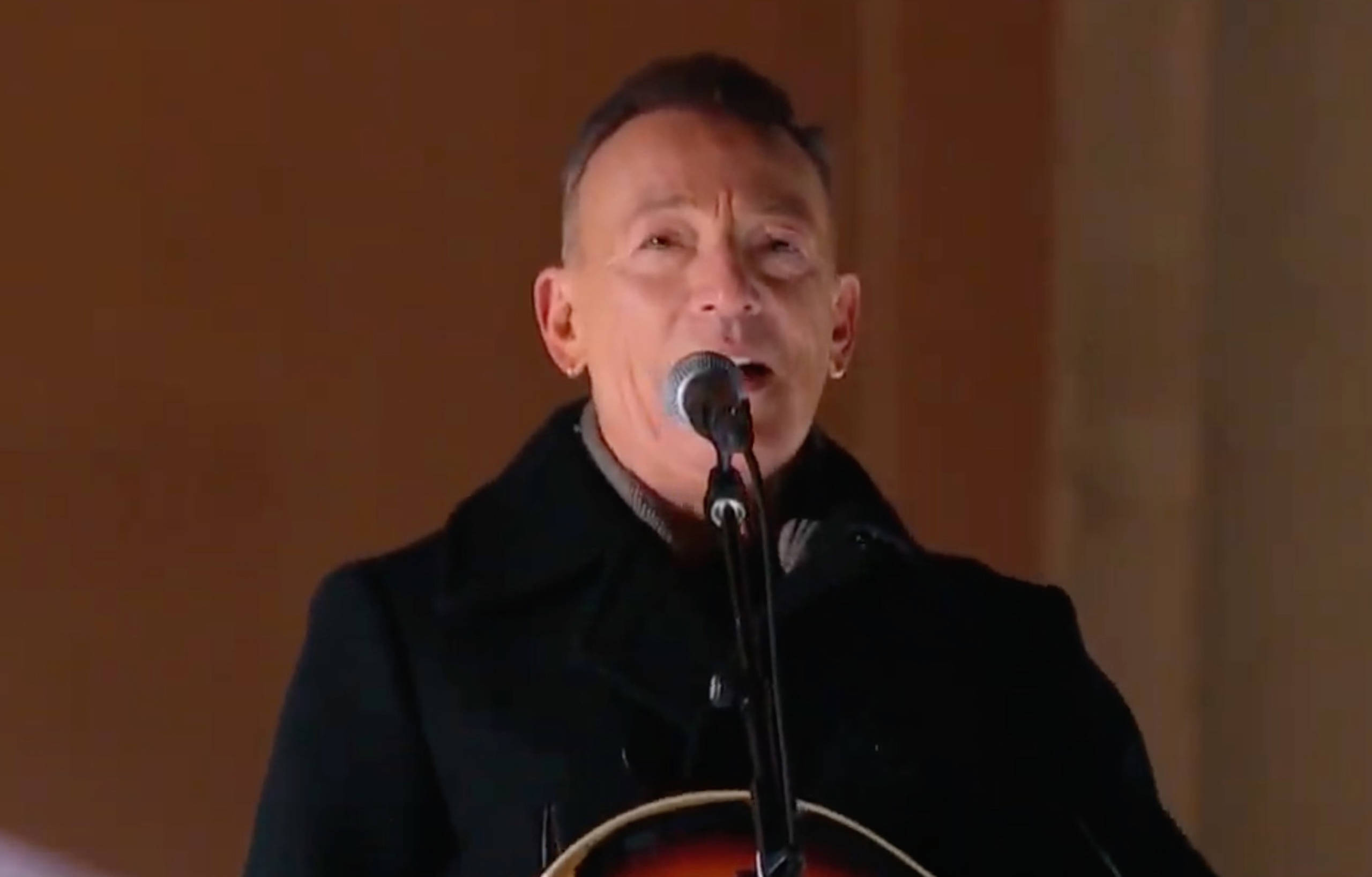 Bruce Springsteen  2021 bei der Amtseinführung von Joe Biden