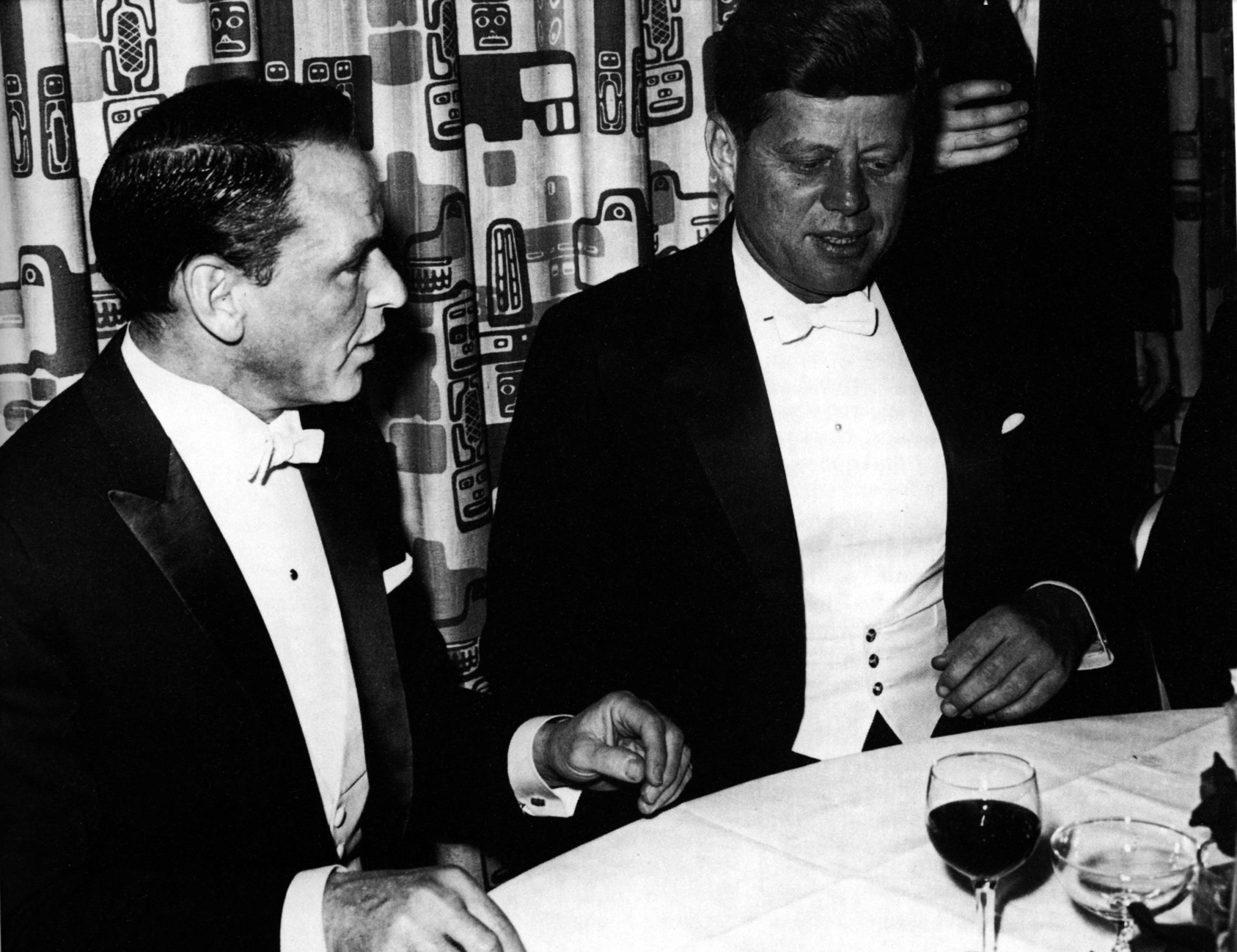 Frank Sinatra und John F. Kennedy