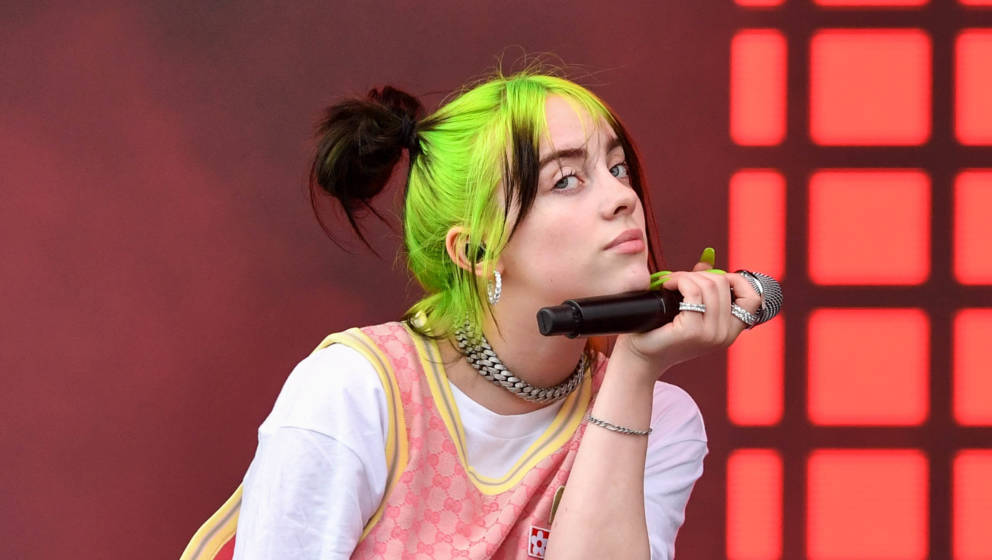 AUSTIN, TEXAS - OCTOBER 12: Billie Eilish performs during Austin City Limits Festival at Zilker Park on October 12, 2019 in A