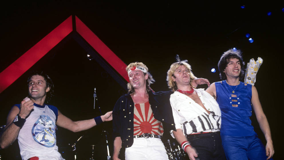 ASIA 1983: Carl Palmer, Geoff Downes, John Wetton und Steve Howe 