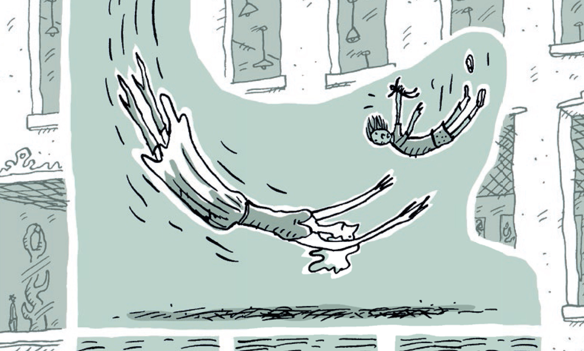 Ausschnitt aus „Dragman“ von Steven Appleby