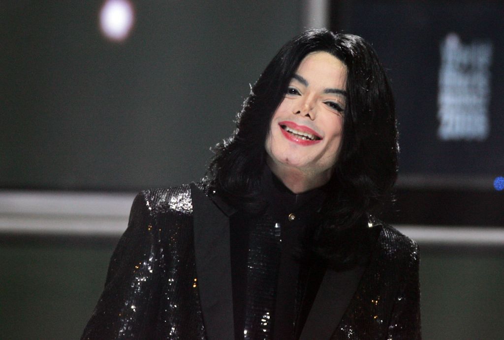 Michael Jackson bei den  World Music Awards in London im November, 2006.