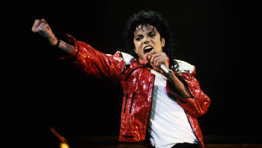 Michael Jackson bei einem Konzert 1986.  (Photo by Kevin Mazur/WireImage)