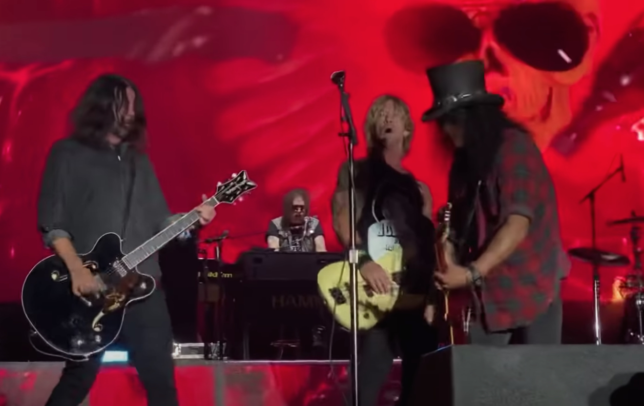 Guns N'Roses mit Dave Grohl
