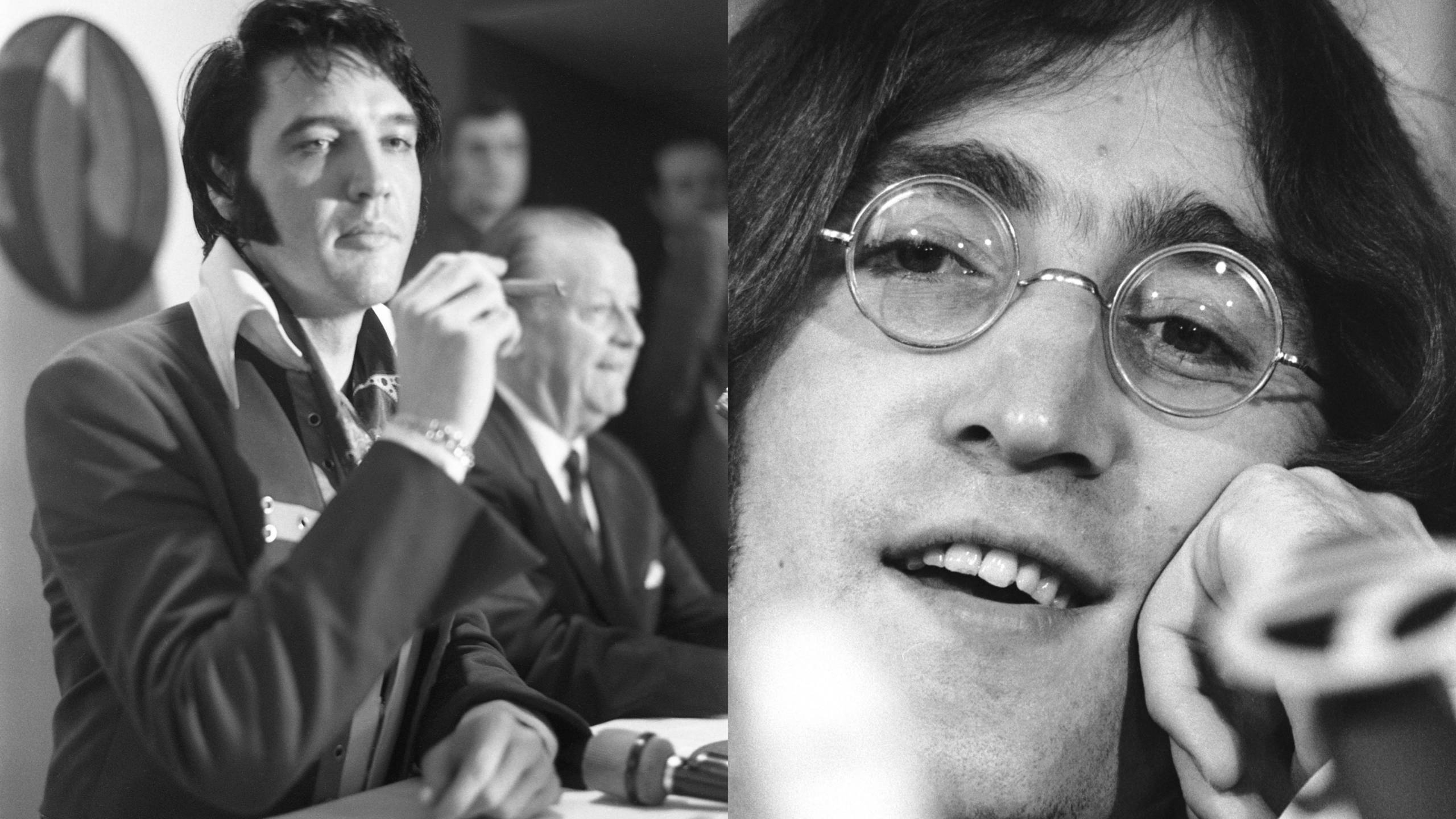 Elvis Presley und John Lennon