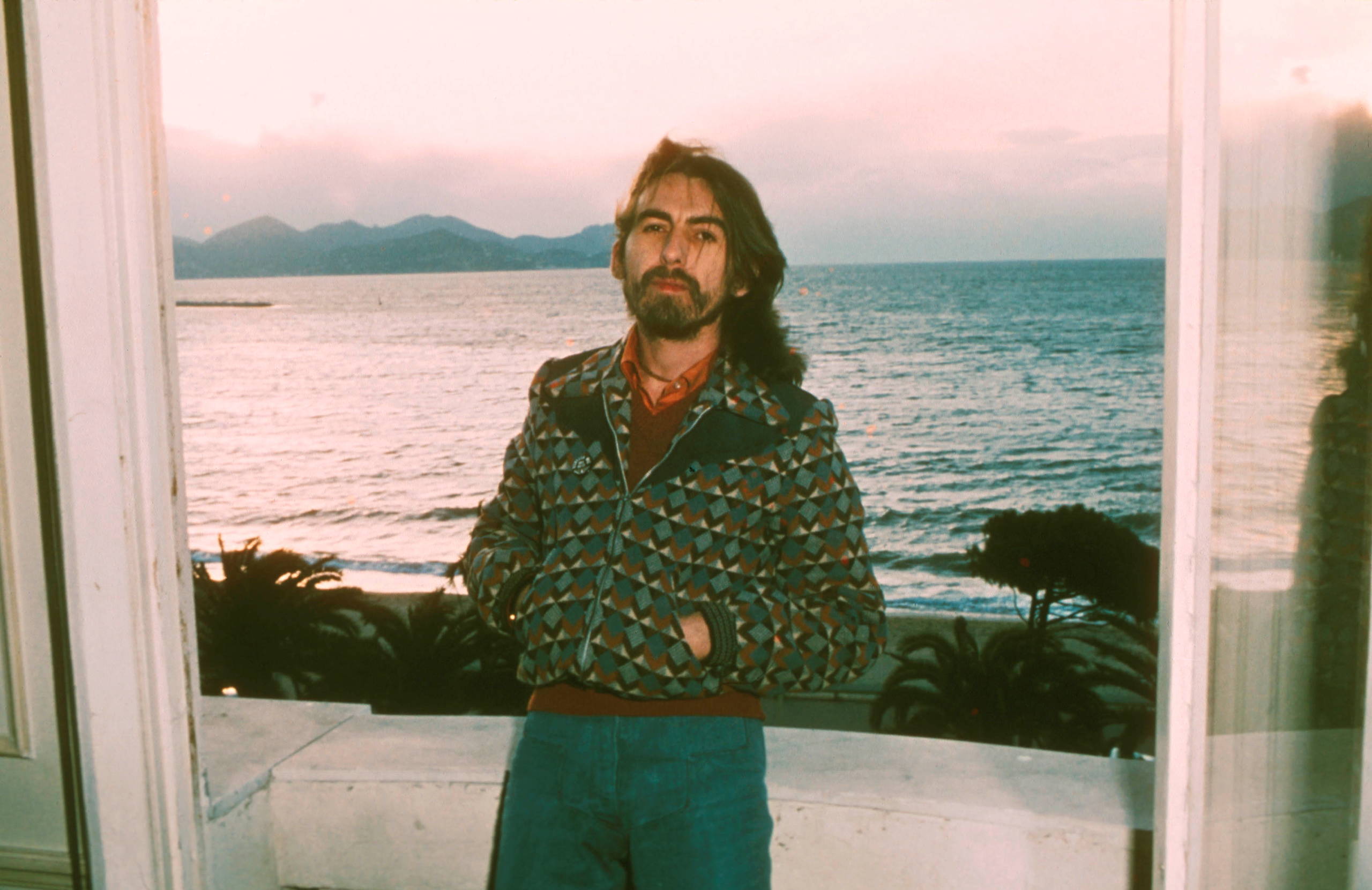George Harrison in Cannes, Frankreich, 30. Januar 1976. Foto von Michael Putland/Getty Images