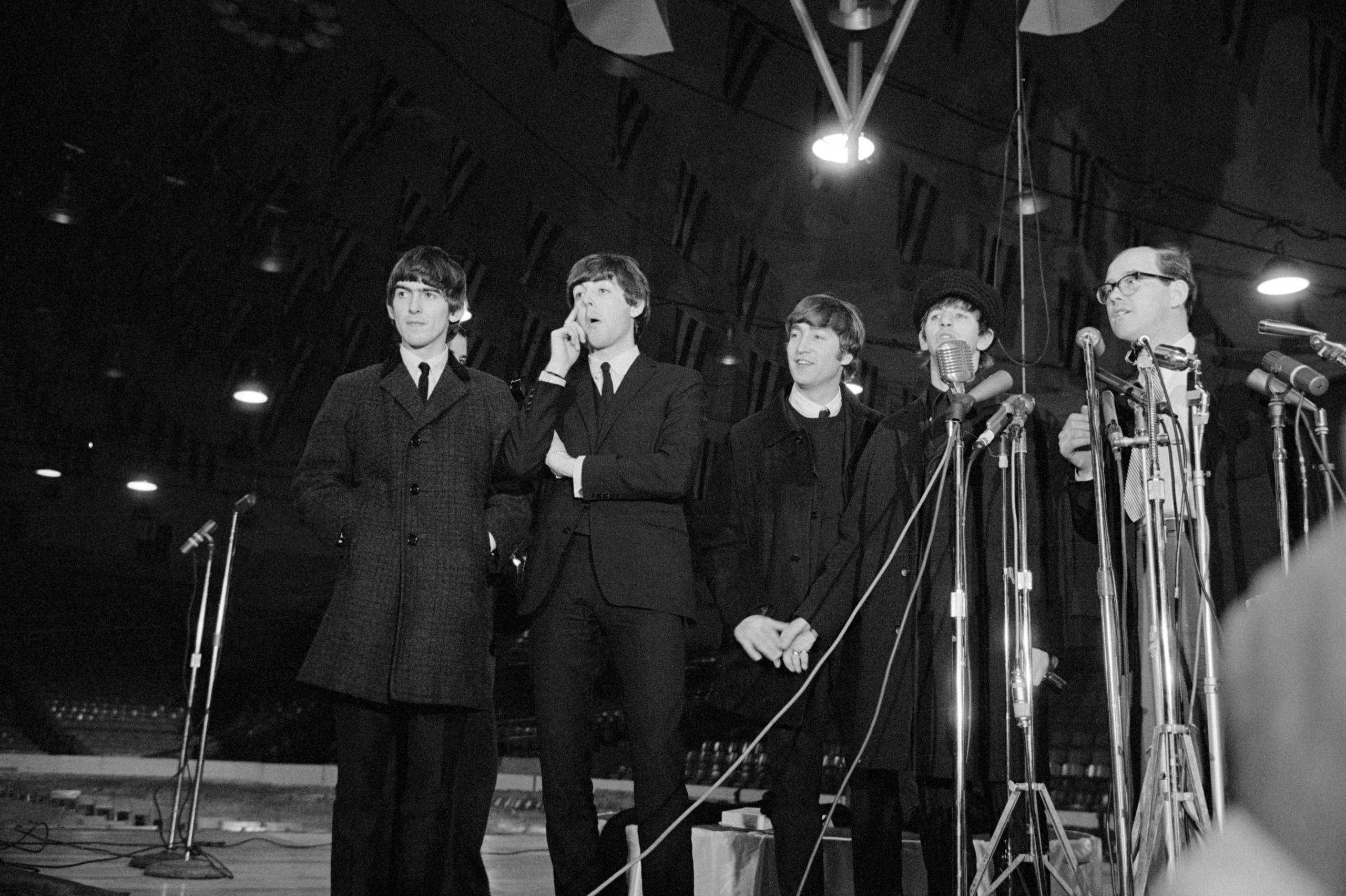 The Beatles, Washington, D.C., USA, 11. Februar 1964. (Foto von: Universal History Archive/Universal Images Group via Getty Images)