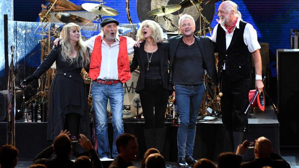 Fleetwood Mac vor der Trennung von Buckingham bei einem Auftritt 2018.