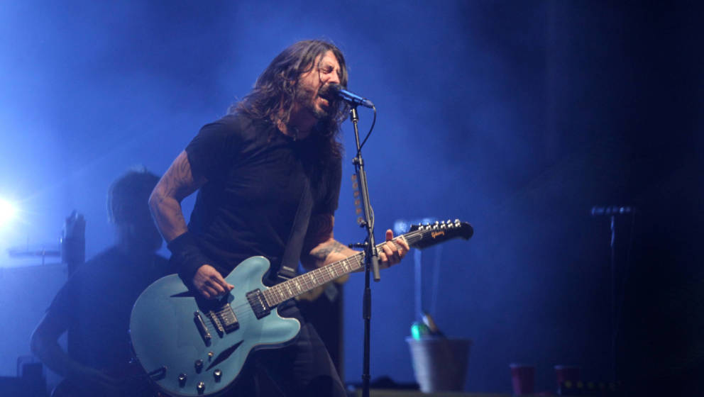 Foo Fighters-Sänger Dave Grohl beim Festival PA'L NORTE 2021 am 12. November 2021 in Monterrey, Mexico. (Foto: Medios y Media/Getty Images)