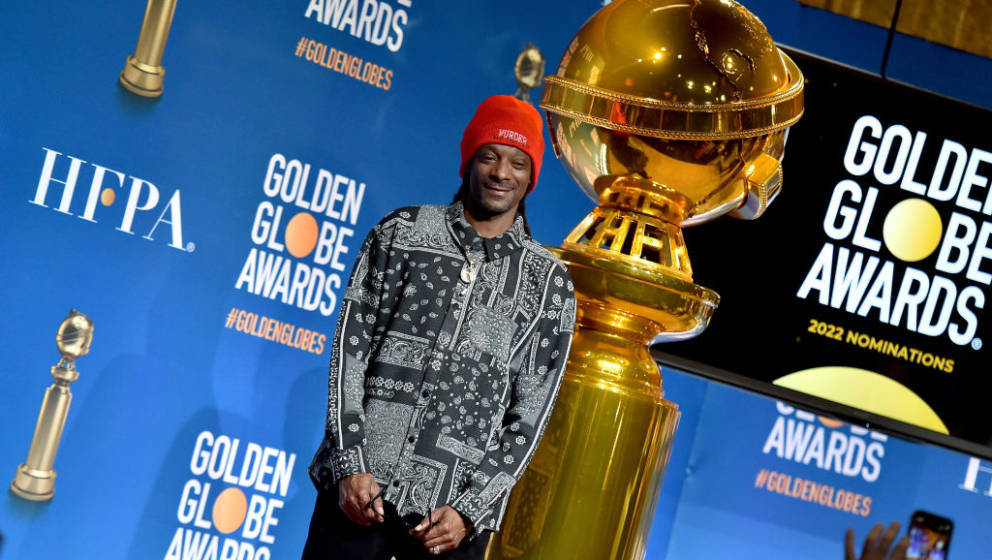 BEVERLY HILLS, CALIFORNIA - DECEMBER 13: Snoop Dogg presents the nominees at the 79th Annual Golden Globe Award Nominations a