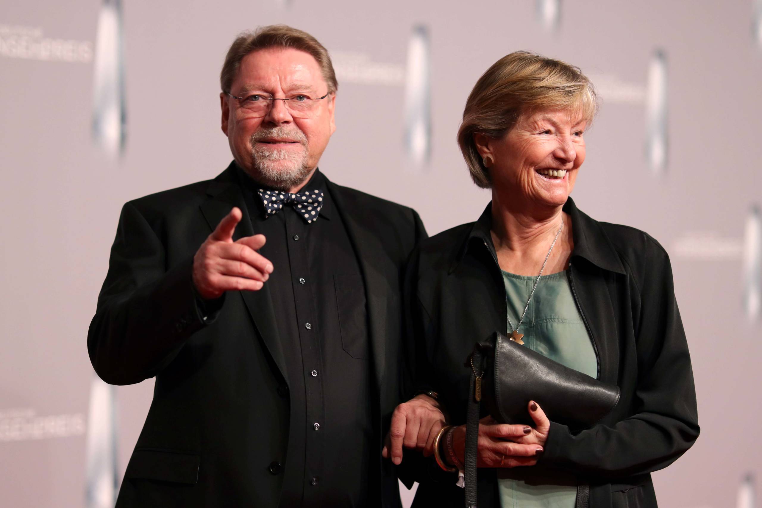 Jürgen von der Lippe hier mit seiner Ehefrau Anne Dohrenkamp beim Deutschen Fernsehpreis 2019