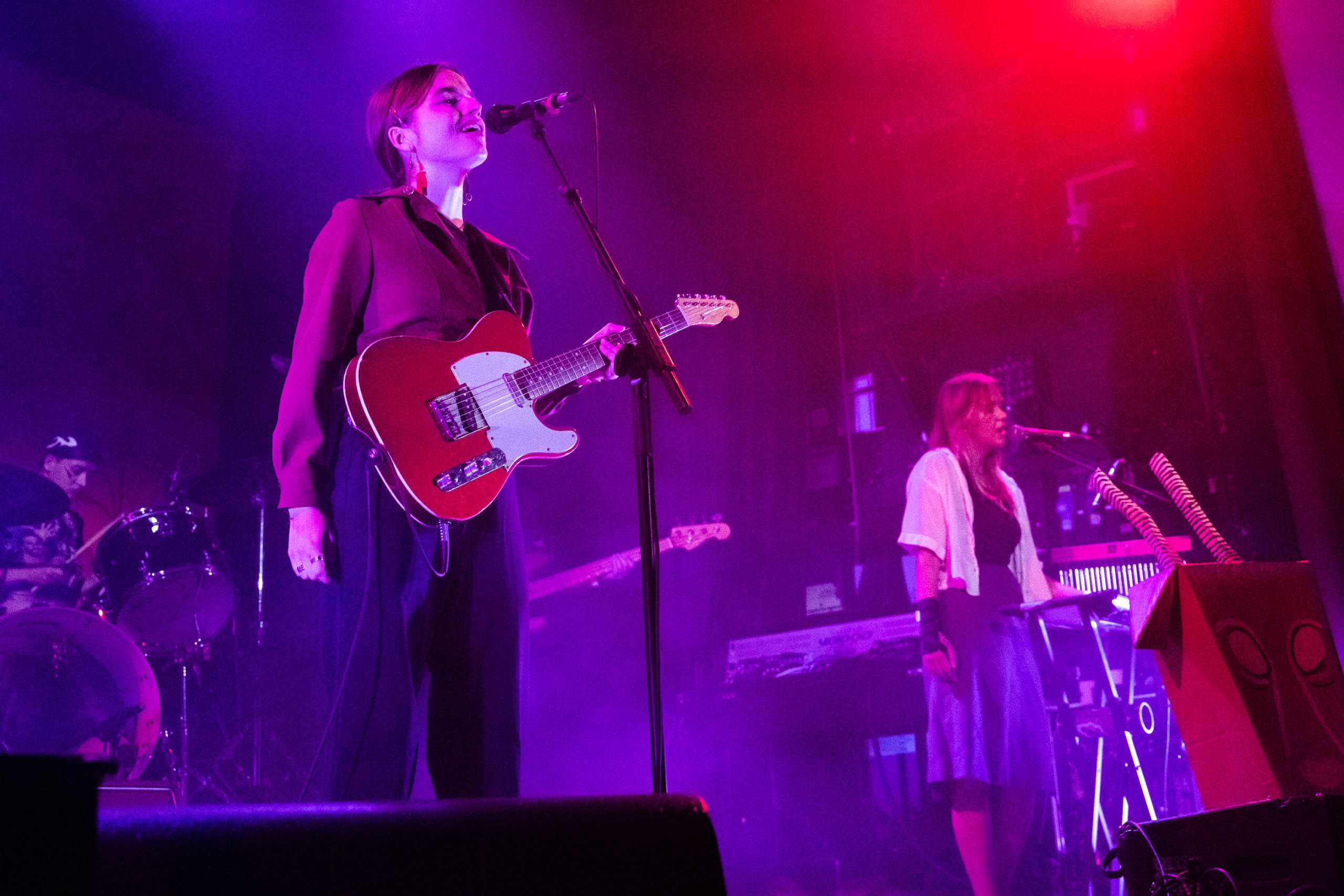 Goat Girl live in London, 2021.