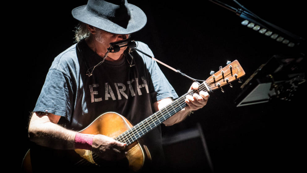 Neil Young live in Mailand, Italien, 2016.