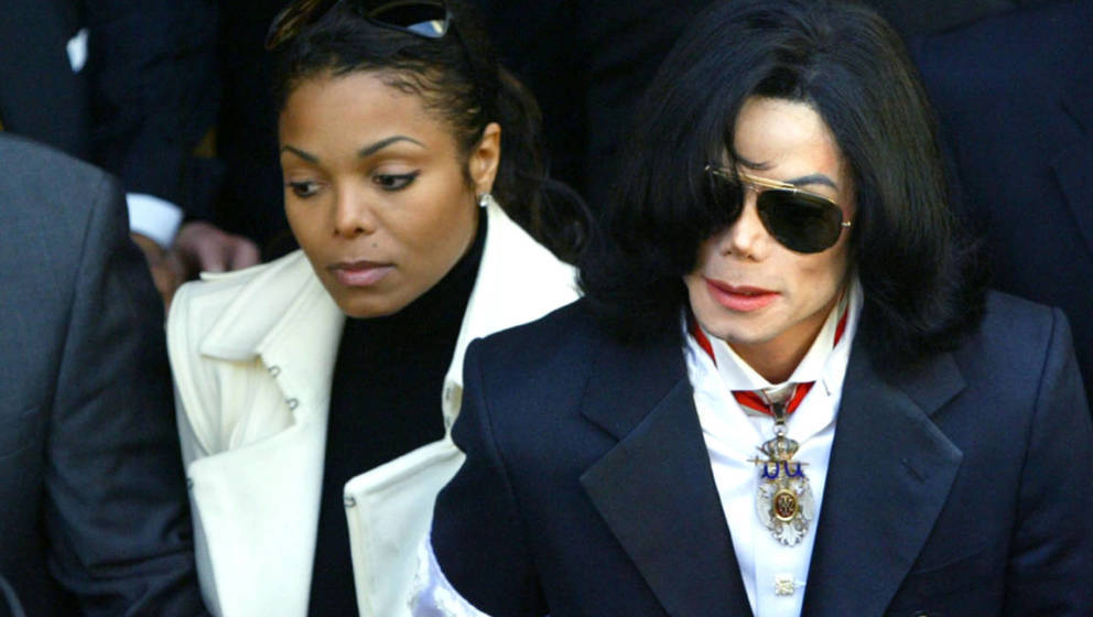 Janet Jackson und Michael Jackson in Kalifornien, 2004. 