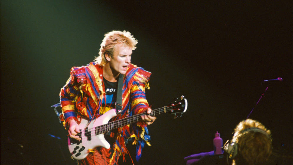 Sting live in London, 1983.